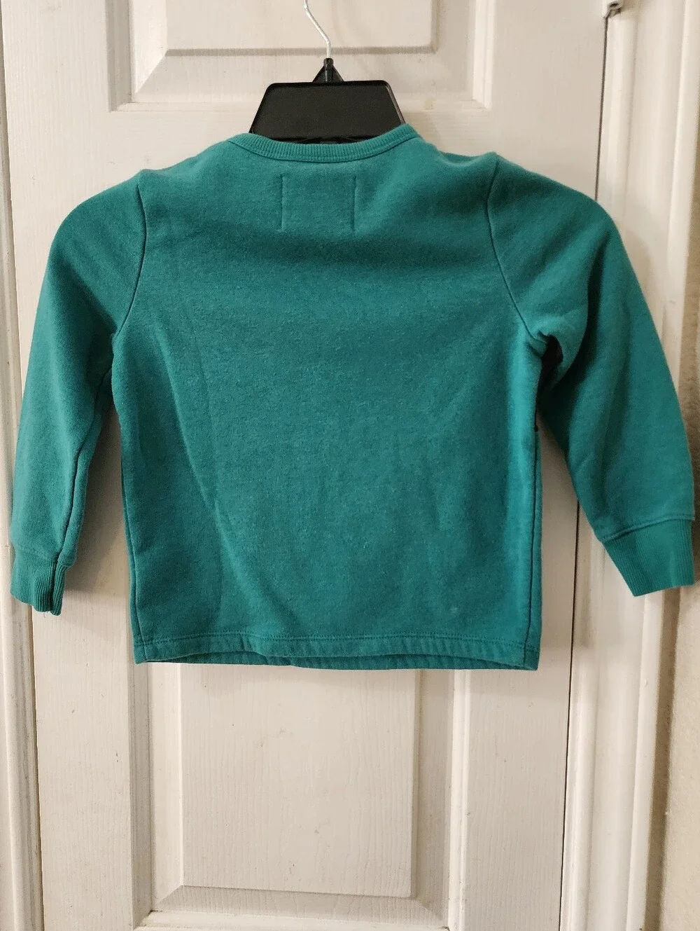 Old Navy Teal & Navy Monster Mouth Pullover Hoodie